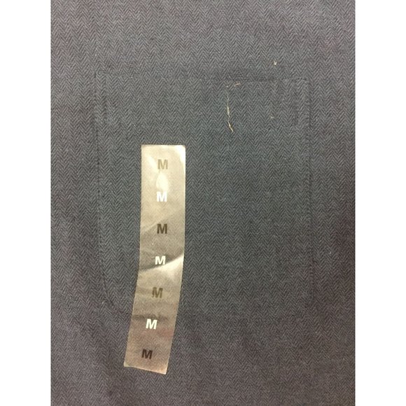 Men Croft & Barrow Blue Long Sleeve Button Down Cotton Top Shirt Size M Medium - Picture 5 of 15